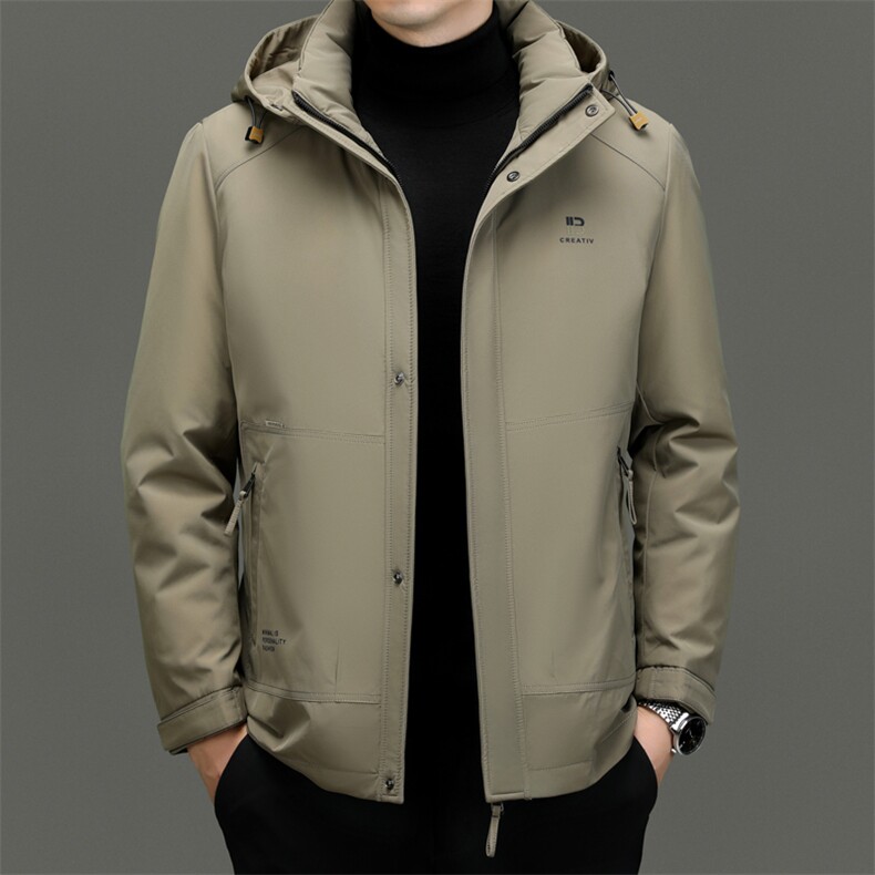 DF22441钱塘2020-2新款冬季时尚休闲有帽简约中年男士羽绒服P305,男装羽绒服,钱塘207-2