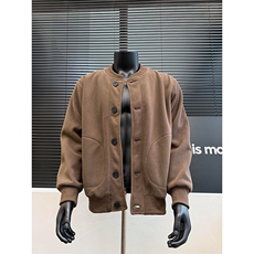 高品高密加绒加厚情侣保暖棒球领摇粒绒夹克外套男女A1303-P78，男装夹克，星座1505