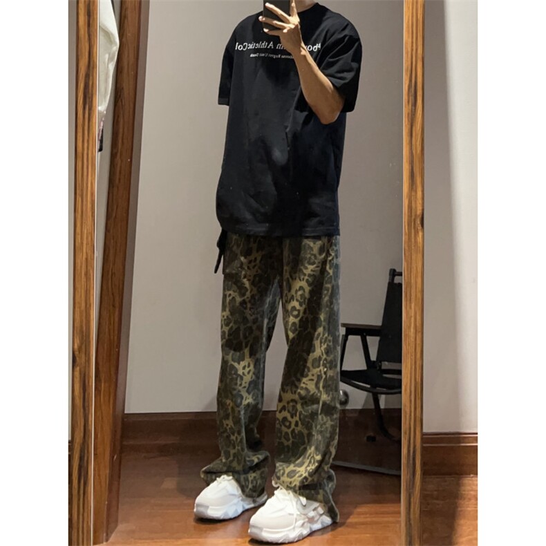 【网图】豹纹牛仔裤男夏季薄款欧美VIBE裤子美式高街KZA25LL-P55,男装牛仔裤,星座1007（原301D）