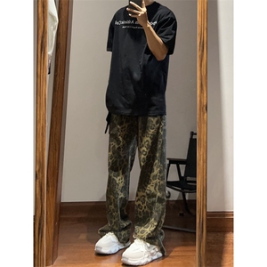 【网图】豹纹牛仔裤男夏季薄款欧美VIBE裤子美式高街KZA25LL-P55图片