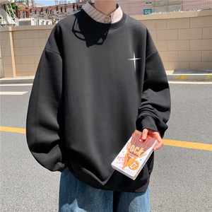 高品质！360克重磅秋季潮牌宽松圆领卫衣FY346 p35加绒p45 控58图片