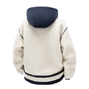 现货棉服男士加绒加厚拼接工装保暖羊羔毛冬装外套M021-P135图片