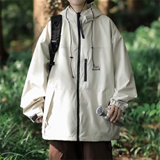 F202-P65春季新款户外机能连帽夹克美式潮牌冲锋衣外套男现货，男装夹克，星座512-6
