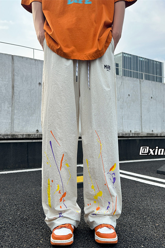 XZ616夏季新款百搭泼墨速干裤休闲长裤TY2498M-5XL特P30控58,男装休闲裤,星座512A（原616）