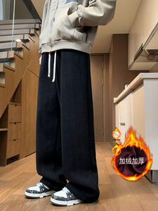 麦穗条加绒休闲长裤M-5XL  特P45图片