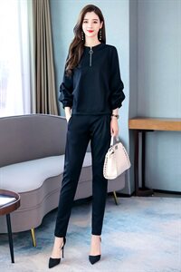 春季女装运动休闲套装气质春秋2023新款两件套减龄大码洋气太图片