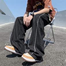 K95-P42宽松直筒牛仔水洗休闲长裤，男装休闲裤，星座1501-1