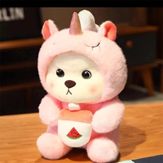 琦琳玩具 抱水果独角兽--精品款