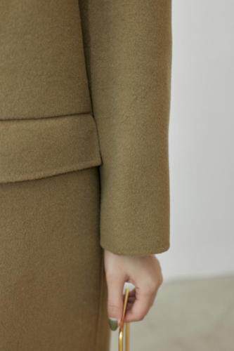 冬季新款双面羊绒大衣，女装，拉嘉图