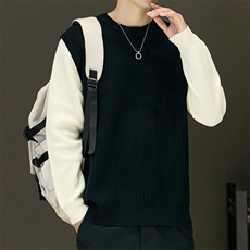 毛衣男秋冬男士休闲圆领时尚针织衫毛衣打底衫-M366-P48，男装T恤，星座310B-3