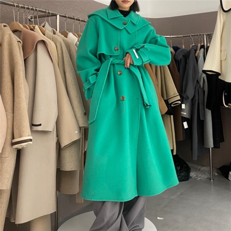 新款帽子款羊绒大衣，其它，慕容神话