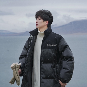 港风23新款冬季时尚加厚保暖潮流PU皮棉服外套MY6406P125控168图片