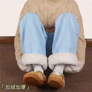 抖音品质防风防寒设计感百搭加绒休闲裤B315-K25895JR-特p40控78图片
