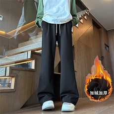 秋冬加绒加厚微喇运动卫裤A4750特P43控68有薄款，男装休闲裤，电商A309