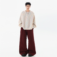 YK86149彩虹色加绒