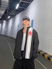 (网图)加厚加绒立领外套宽松男友风BF皮标夹克313B-KL52加绒-P135，男装夹克，星座313B