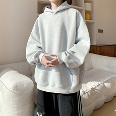两斤重华棉内景秋冬百搭休闲宽松撞色连帽卫衣男潮流WY00699/P55，男装卫衣，电商B316