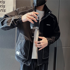 312A-8011-P1152025春装社会小伙夹克外套男休闲潮流韩版上衣A，男装夹克，星座312A-5