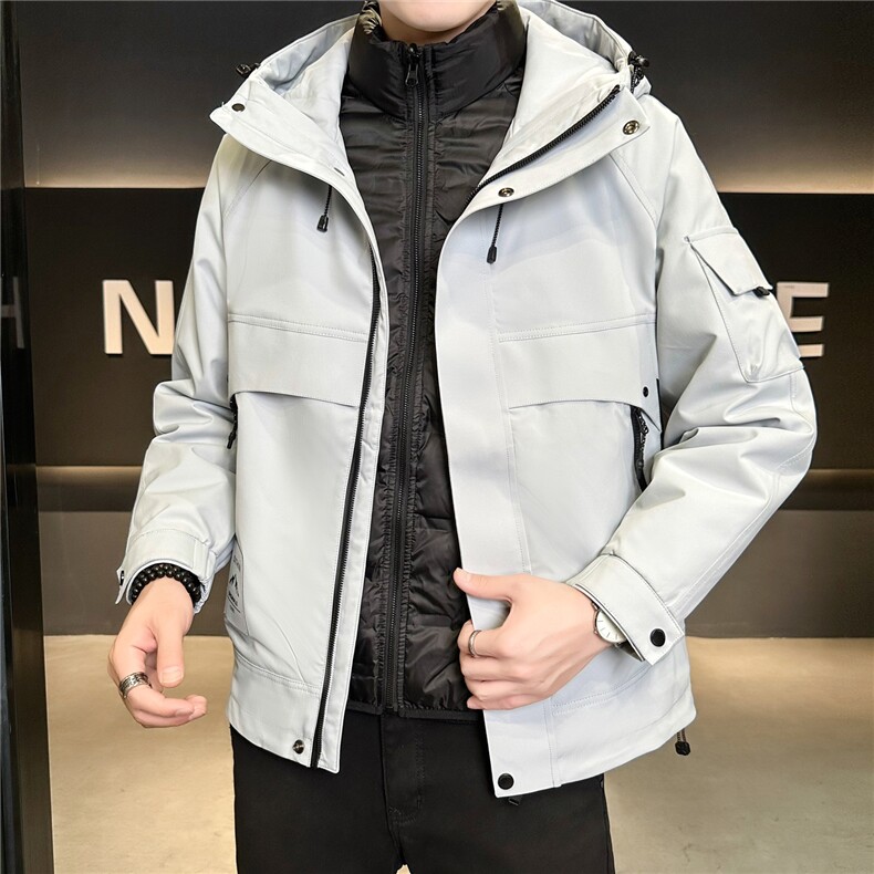 92287-L-3XL-P235标50绒三合一可拆卸店主风三穿羽绒服外套男,男装羽绒服,电商B255