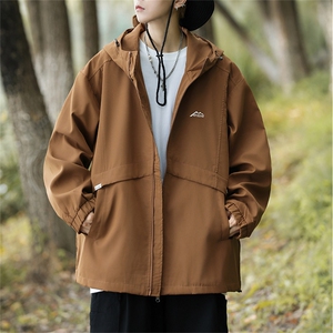 A733-P56 冲锋衣外套男士2023新款秋季工装夹克情侣装户外登山服图片