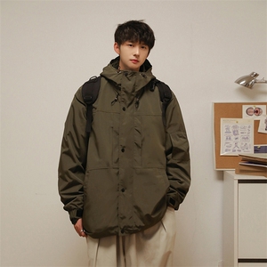 1506/QW10120/P34外保暖三合一冲锋衣防风防泼水可拆卸连帽登山服图片