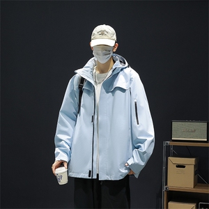 新款男女高品质户外登山服青少年学生冲锋衣夹克外套HS6606-P65图片