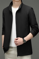 D33606秋冬新款男士夹克立领商务休闲时尚青年男装纯色外套，男装夹克，电商B360