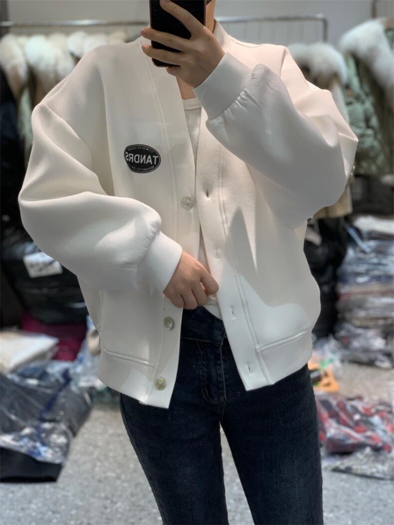 2023春季新款韩版时尚百搭宽松显瘦潮棒球服外套,女装其它,L·H·X