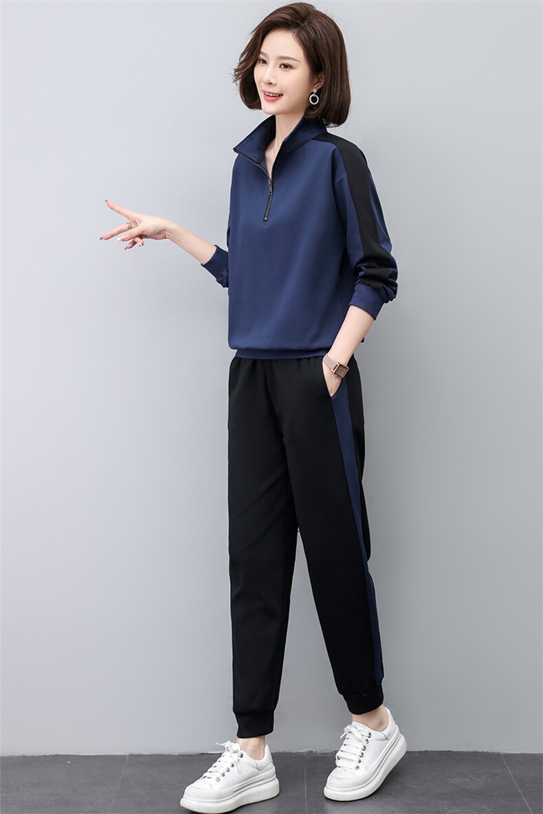 时尚百搭春季新款女装休闲裤显瘦高腰宽松运动长裤舒适透气,女装休闲裤,悦见她