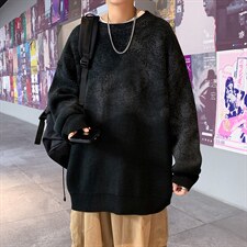 M3117/P70秋冬新款毛衣男圆领套头针织衫腰果花扎染大码上衣控98图片