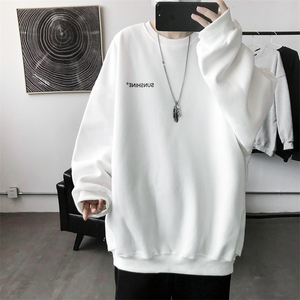 W33 情侣印花圆领秋冬卫衣 常规P28 加绒P38 S-5XL 支持定制图片