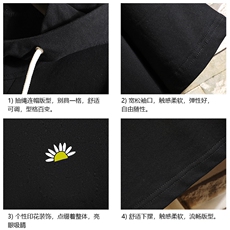 LD54089-P45连帽短袖t恤男大码胖子带帽五分袖中袖砖墙挂拍，男装T恤，电商A040A