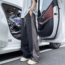 伞兵冲锋裤男2026夏季美式高街拼接设计束脚休闲裤子MK540-P38，男装休闲裤，星座1001-1