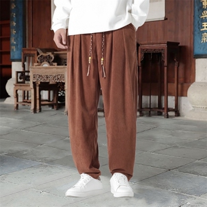 男士休闲裤灯芯绒长裤宽松灯笼裤哈伦裤裤   XZ1512-2520-P50图片