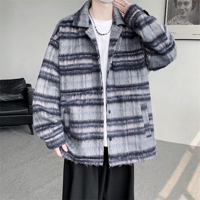 J236-P90秋季小香风毛呢格子外套,女装短外套,星座109