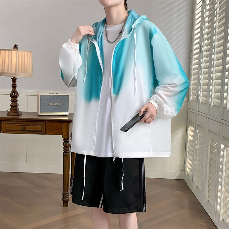 夏季薄款防晒衣2025新款男女潮牌宽松情侣A436-09-P30,男装夹克,电商A436