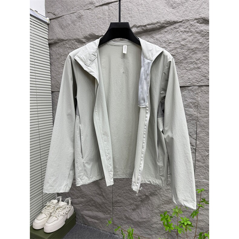 春夏款高品质冰感速干防晒服男女休闲户外运动外套透气机能风夹克,男装防晒衣,电商A443
