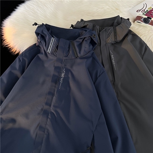 抖音品质潮流宽松冲锋衣机能风百搭外套夹克JK8066-特批45-控79图片