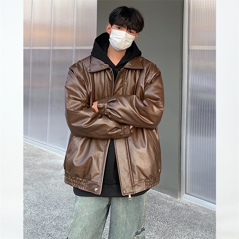 常规PY03-P88加棉MY03-P118现货皮夹克皮棉衣棉服,男装夹克,电商B327