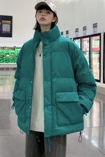 冬上新加棉清新棉服潮中性风立领棉衣外套男女8349-P115控价158，男装棉衣，电商A441-1
