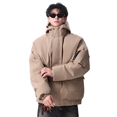 棉服男冬季新款港风宽松连帽棉衣MF9006-P90，男装棉衣，星座214-3