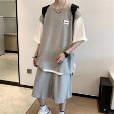 男潮流休闲套装Y52P43，男装休闲套装，星座1116-2