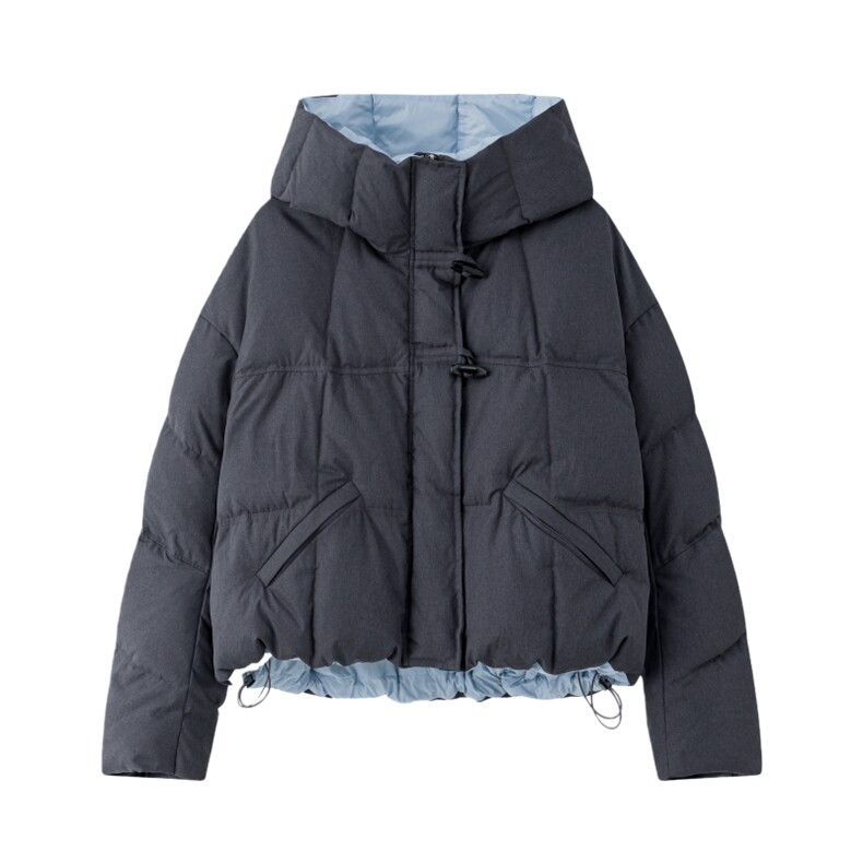 【新款】25冬季新款新标90撞色短款羽绒服D127P345K518,女装羽绒服,2D008