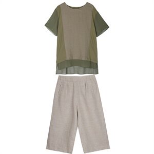 2021年夏新款套装休闲大码宽松女套装3207-2款套装图片