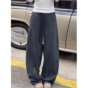 网图！秋季上新美式复古格子休闲长裤百搭简约-EX51184-特批40图片