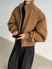 MY04-尺码M-3XL-特P65-美式复古廓形飞行员加厚夹克棉服外套棉衣，男装夹克，星座1811B