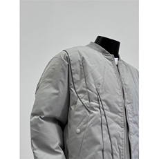 【有货】W172CC-特P95线条设计感飞行夹克棉服男加厚棒球服外套，男装夹克，星座1007（原301D）
