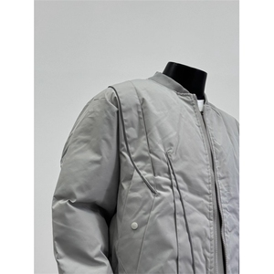 【有货】W172CC-特P95 线条设计感飞行夹克棉服男加厚棒球服外套图片