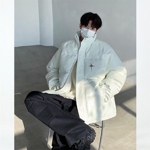 B327-MF02-特P105 冬季加厚情侣棉服外套面包服男保暖皮棉衣图片
