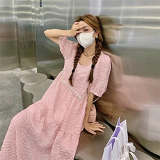 大货已出粉色仙女裙251-25117-P105-K158，女装连衣裙，浙宝189